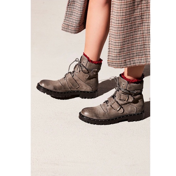 Free People Shoes - Free People Belted Chunky Hiker Boot Free People Shoes - Free People Belted Chunky Hiker Boot